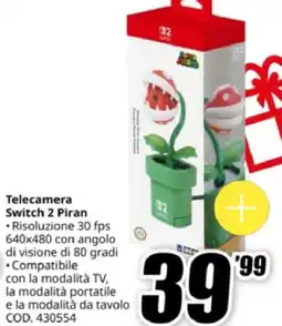 MediaWorld Telecamera Switch 2 Piran offerta
