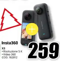 MediaWorld Insta360 X3 offerta