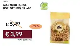 Prezzemolo e Vitale Alce nero fagioli borlotti bio offerta