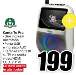 MediaWorld Canta Tu Pro offerta