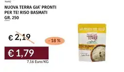 Prezzemolo e Vitale Nuova terra gia' pronti per te! riso basmati offerta