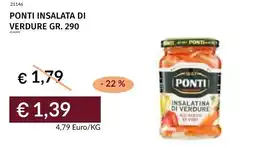 Prezzemolo e Vitale Ponti insalata di verdure offerta