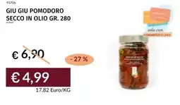 Prezzemolo e Vitale Giu giu pomodoro secco in olio offerta