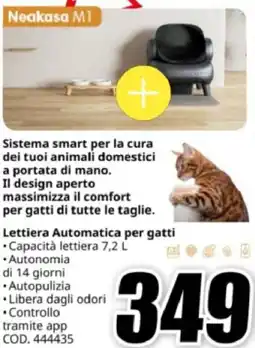 MediaWorld Neakasa M1 Lettiera Automatica per gatti offerta