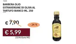 Prezzemolo e Vitale Barbera olio extravergine di oliva al tartufo bianco offerta