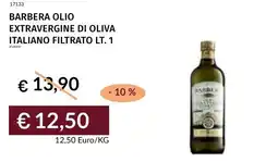 Prezzemolo e Vitale Barbera olio extravergine di oliva italiano filtrato offerta
