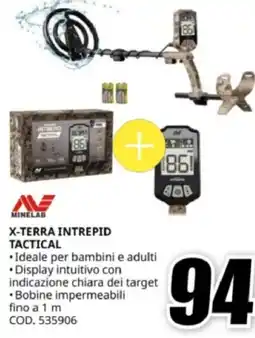 MediaWorld Minelab x-terra intrepid tactical offerta