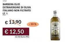 Prezzemolo e Vitale Barbera olio extravergine di oliva italiano non filtrato offerta
