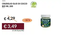 Prezzemolo e Vitale Crudolio olio di cocco bio offerta