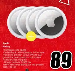 MediaWorld Apple Airtag offerta