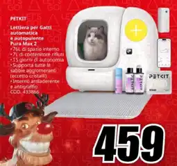 MediaWorld PETKIT Lettiera per Gatti automatica e autopulente Pura Max 2 offerta