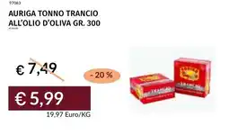 Prezzemolo e Vitale Auriga tonno trancio all'olio d'oliva offerta