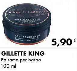 Iper Tosano GILLETTE KING Balsamo per barba offerta