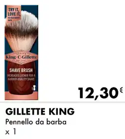Iper Tosano GILLETTE KING Pennello da barba offerta