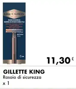 Iper Tosano GILLETTE KING Rasoio di sicurezza x 1 offerta