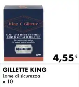 Iper Tosano GILLETTE KING Lame di sicurezza offerta