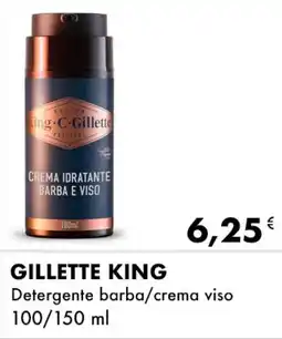 Iper Tosano GILLETTE KING Detergente barba/crema viso offerta