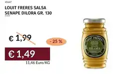 Prezzemolo e Vitale Louit freres salsa senape dilora offerta