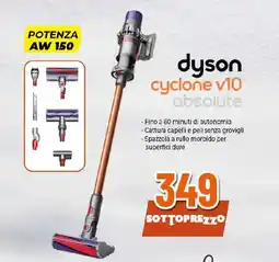 Ipercoop dyson cyclone v10 absolute offerta