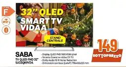 Ipercoop SABA TV QLED FHD 32" SA32Q89VDA offerta