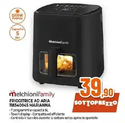Ipercoop melchionifamily FRIGGITRICE AD ARIA 118340045 MARIANNA offerta