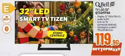 Ipercoop Q.Bell TV LED 32" QT32HTF8A offerta