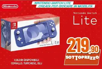 Ipercoop Nintendo Switch Lite offerta