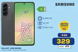Euronics SAMSUNG GALAXY A56 256GB offerta