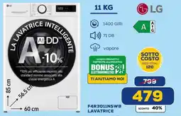 Euronics LG F4R3011NSWB LAVATRICE offerta