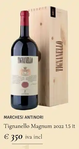 Prezzemolo e Vitale MARCHESI ANTINORI Tignanello Magnum 2022 offerta