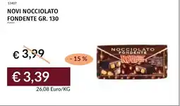 Prezzemolo e Vitale Novi nocciolato fondente offerta