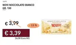 Prezzemolo e Vitale Novi nocciolato bianco offerta