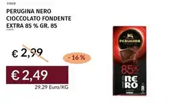 Prezzemolo e Vitale Perugina nero cioccolato fondente extra 85 % offerta