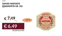 Prezzemolo e Vitale Sapori panforte margherita offerta