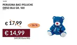 Prezzemolo e Vitale Perugina baci peluche orso blu offerta