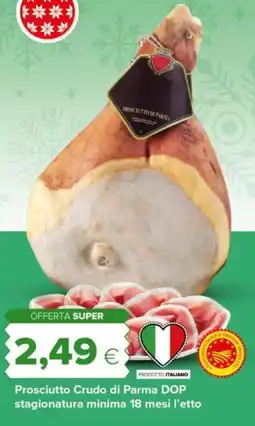 Tigre Prosciutto Crudo di Parma DOP stagionatura minima 18 mesi offerta
