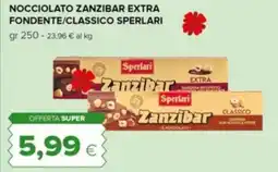 Tigre Nocciolato zanzibar extra fondente/classico SPERLARI offerta