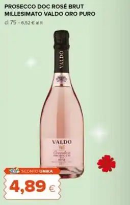 Tigre Prosecco doc rosé brut millesimato valdo oro puro offerta