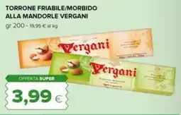 Tigre Torrone friabile/morbido alla mandorle VERGANI offerta