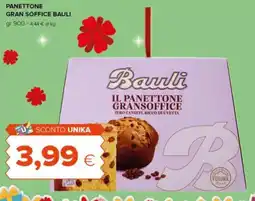 Tigre Panettone gran soffice BAULI offerta