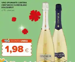 Tigre Vino spumante cantina cent'archi cuvée blanc dolce/brut offerta