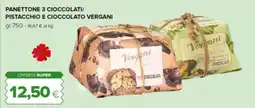 Tigre Panettone 3 cioccolati/ pistacchio e cioccolato VERGANI offerta