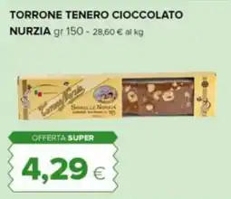 Tigre Torrone tenero cioccolato nurzia offerta