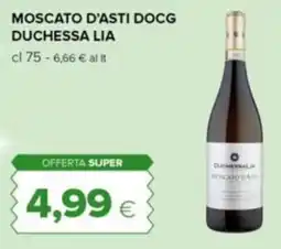 Tigre Moscato d'asti docg DUCHESSA LIA offerta