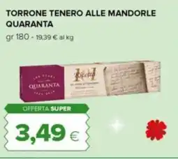 Tigre Torrone tenero alle mandorle QUARANTA offerta