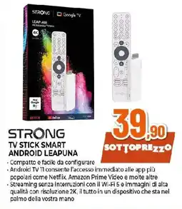 Extracoop Strong tv stick smart android leapuna offerta