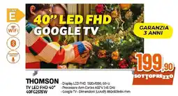 Extracoop THOMSON TV LED FHD 40" 40FG2S15W offerta