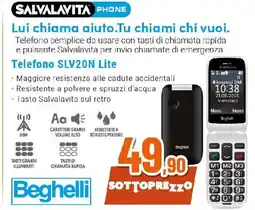Extracoop Beghelli Telefono SLV20N Lite offerta