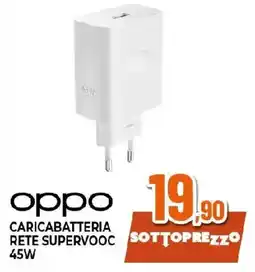 Extracoop Oppo caricabatteria rete supervooc 45W offerta
