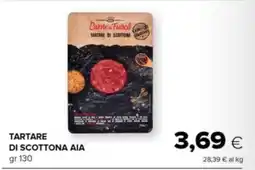 Tigre Tartare di scottona AIA offerta